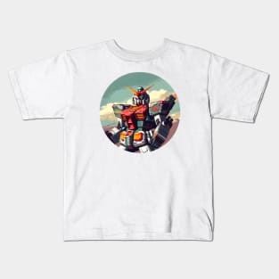 Winged Warriors: Gundam Wing, Mecha Epic, and Anime-Manga Legacy Unleashed Kids T-Shirt